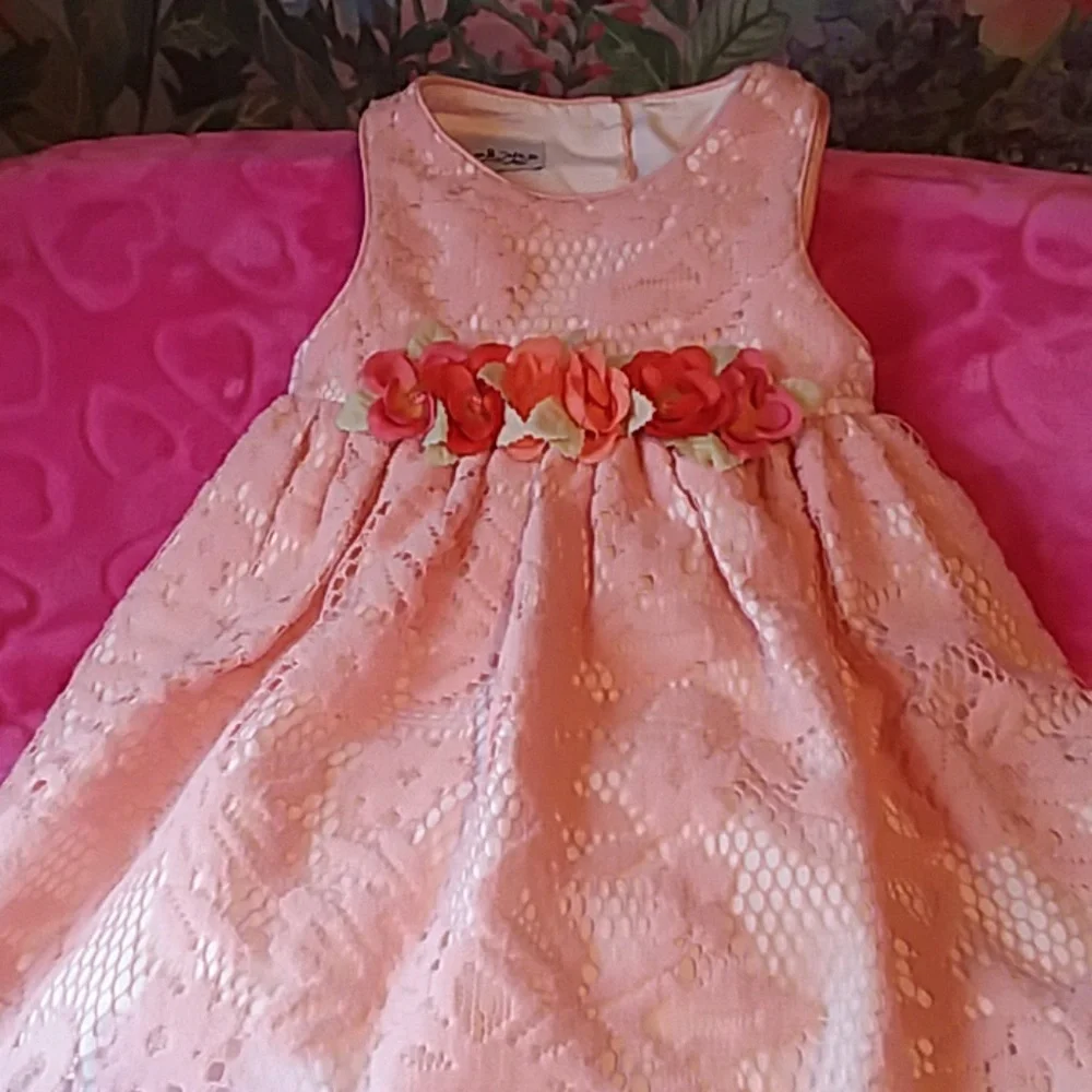 PIPPA & JULIE 6/9 MONTHS 2 PIECE DRESS SET NWT